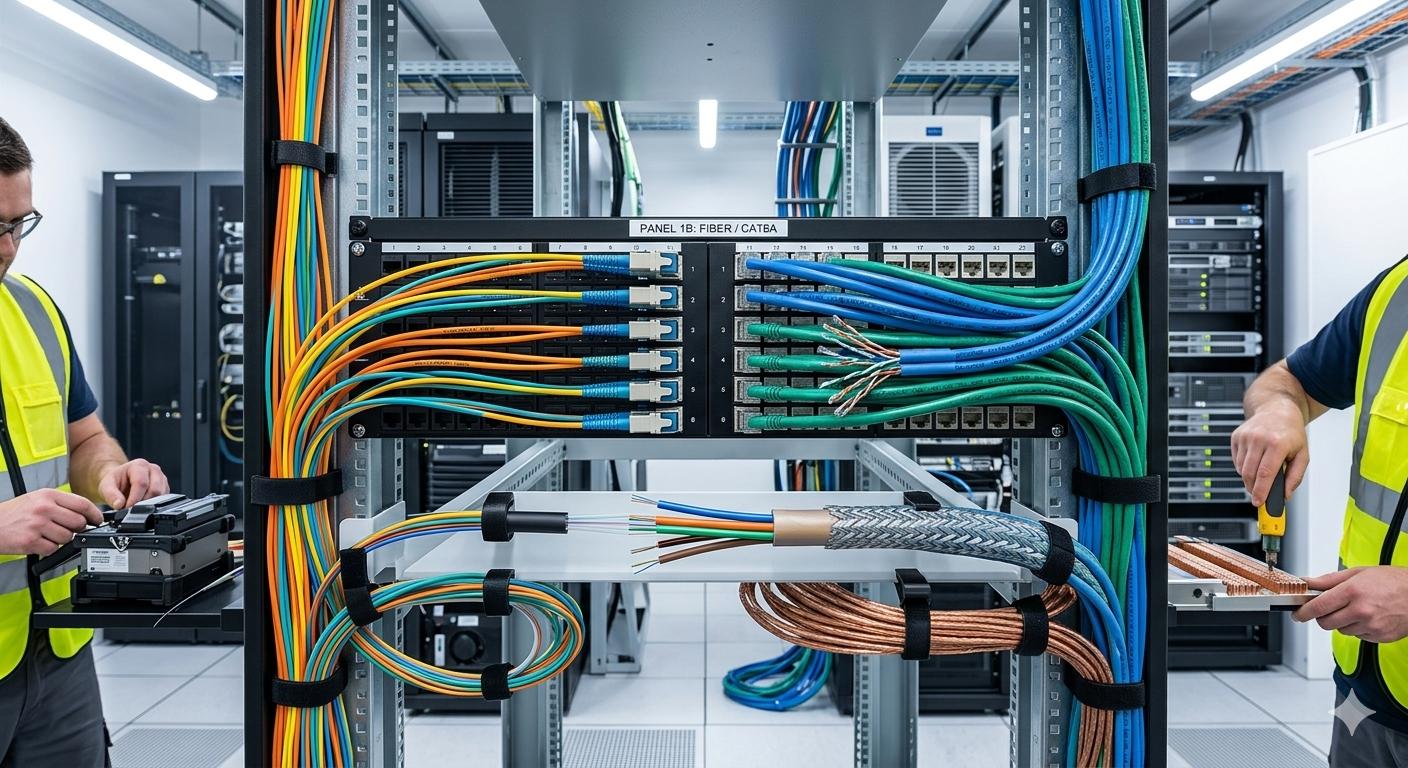 NBN fibre lead-in cabling installation Perth