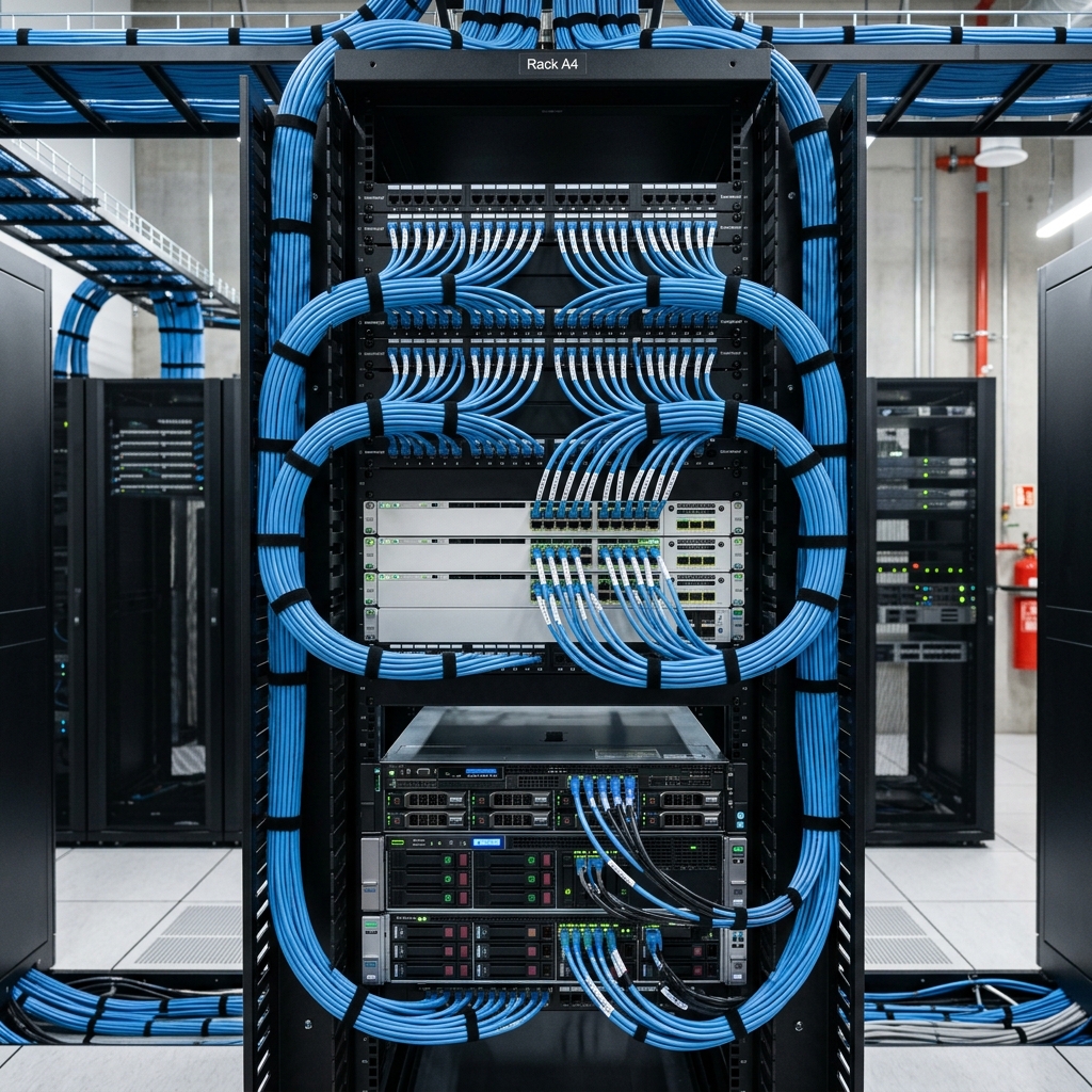 Structured data network cabling installation Perth
