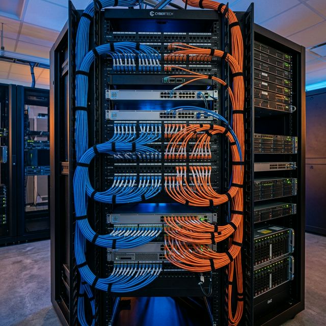 Structured data network cabling installation Perth